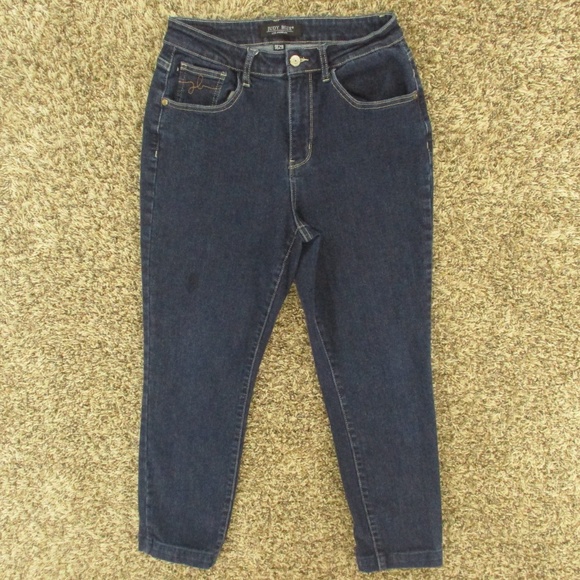 Judy Blue Denim - Judy Blue Jeans Women's 29 Dark Wash High Rise Mom Fit Ankle Stretch‎ Denim